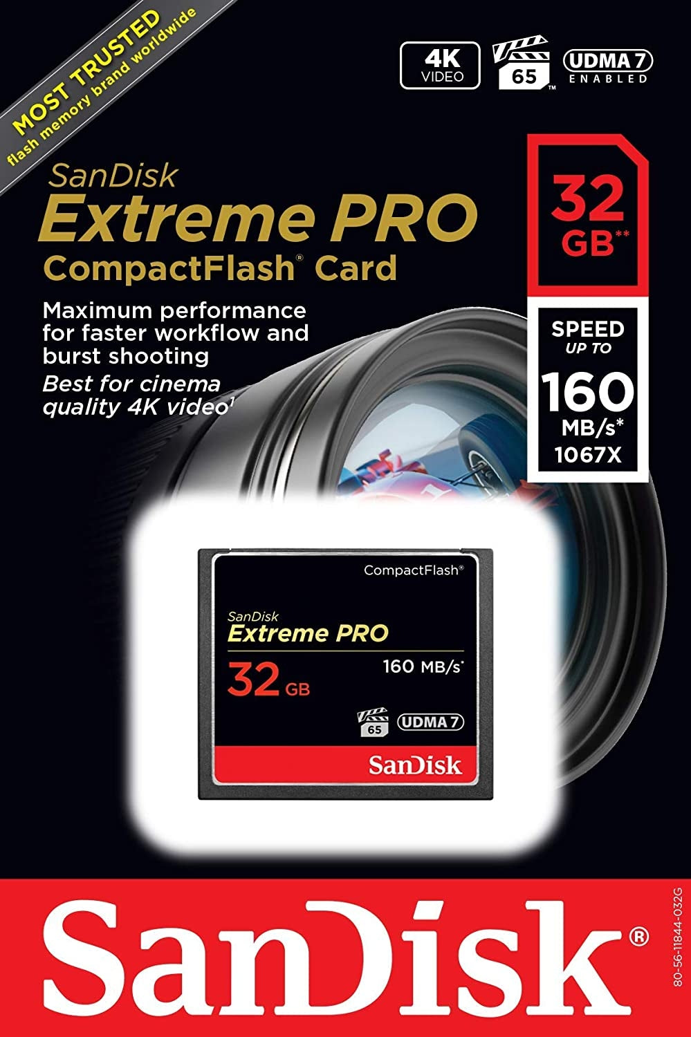 SanDisk Extreme Pro CFXP 32GB CompactFlash 160MB/s (SDCFXPS-032G) - image3