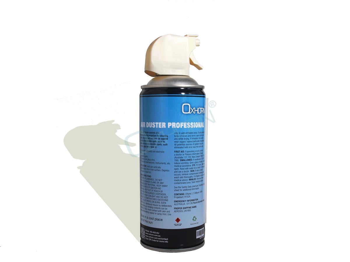 OXHORN Professional Multi-purpose Air Duster 400ML 285G AD-400-AU - image3