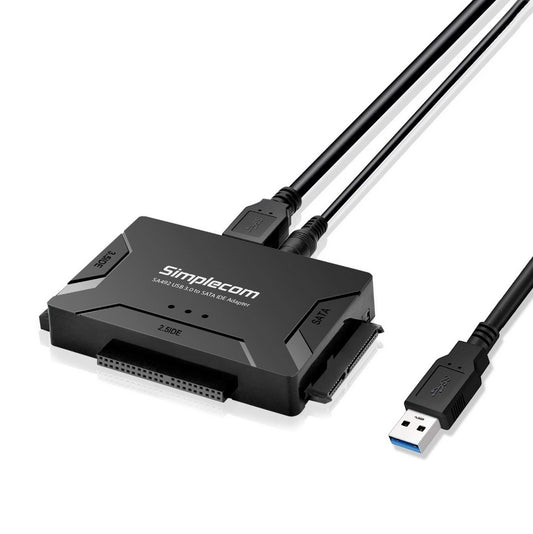 SA492 USB 3.0 to 2.5", 3.5", 5.25" SATA IDE Adapter with Power Supply - image1