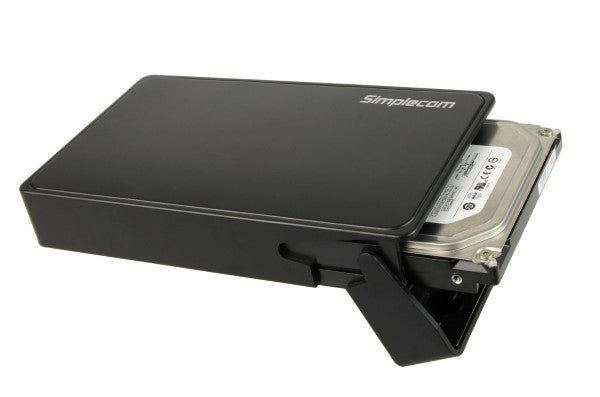 SE325 Tool Free 3.5" SATA HDD to USB 3.0 Hard Drive Enclosure Black - image2