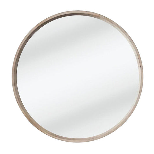 Natural wood - Mirror Round - image1