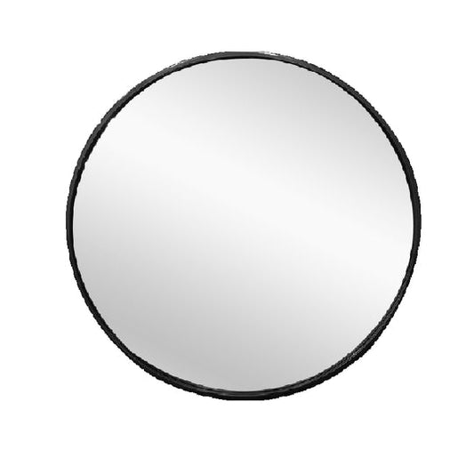 Metal Round Mirror 100cm - Black - image1