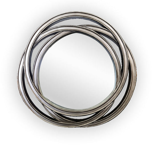 Trio Circle Mirror - Antique Silver 100cm x 100cm - image1