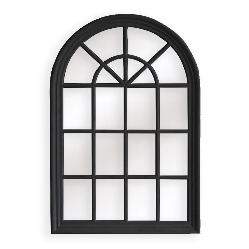 Window Style Mirror - Black Arch 100 CM x 150 CM - image1
