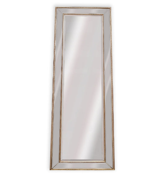Medium Gold Beaded Framed Mirror - 70cm x 170cm - image1