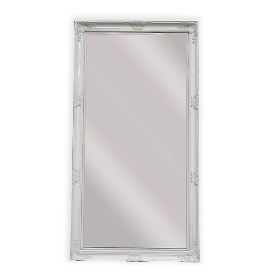 French Provincial Ornate Mirror - WHITE - X Large 100cm x 190cm - image1