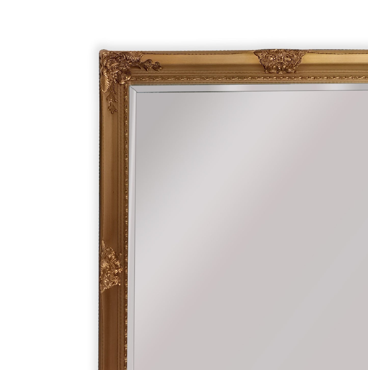 French Provincial Ornate Mirror - Country Gold - Medium 70cm x 170cm - image2