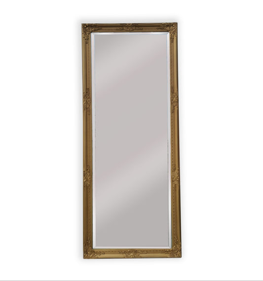 French Provincial Ornate Mirror - Country Gold - Medium 70cm x 170cm - image1