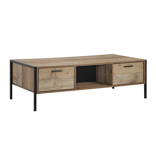 Mascot Coffee Table Living Room Unit with Drawer Oak Colour - image10
