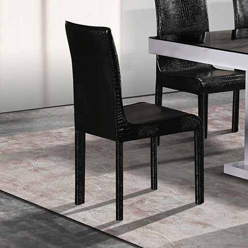 2X Espresso Dining Chair Black Colour - image5