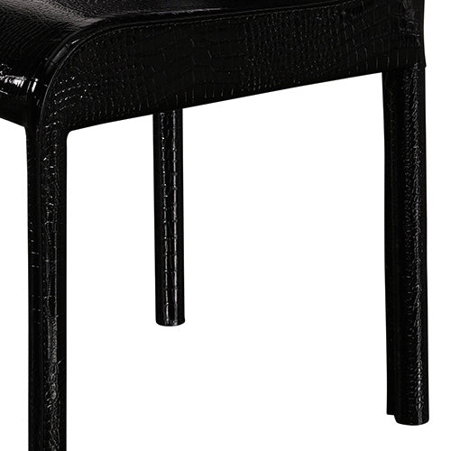 2X Espresso Dining Chair Black Colour - image6