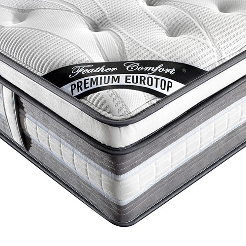 Premium Eurotop Mattress High-density Foam 34cm High Queen Size - image5