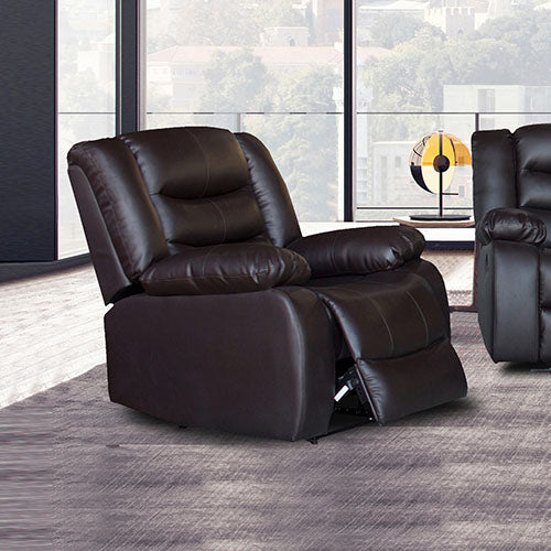 Recliner Pu Leather 1R Brown - image1