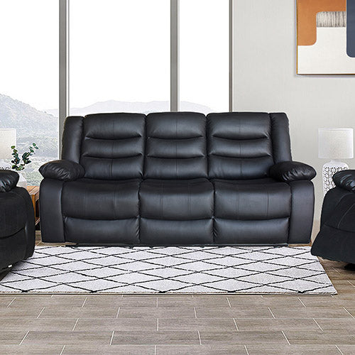 Fantasy Recliner Pu Leather 3R Black - image6