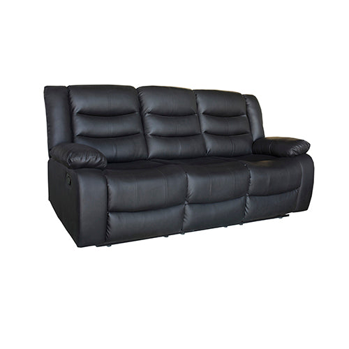 Fantasy Recliner Pu Leather 3R Black - image7