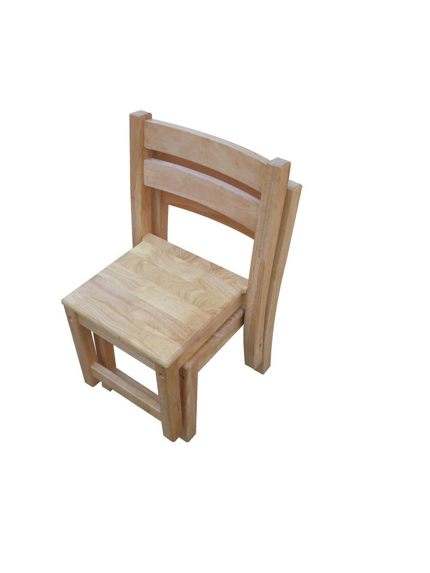Rubberwood Stacking Chairs - image4