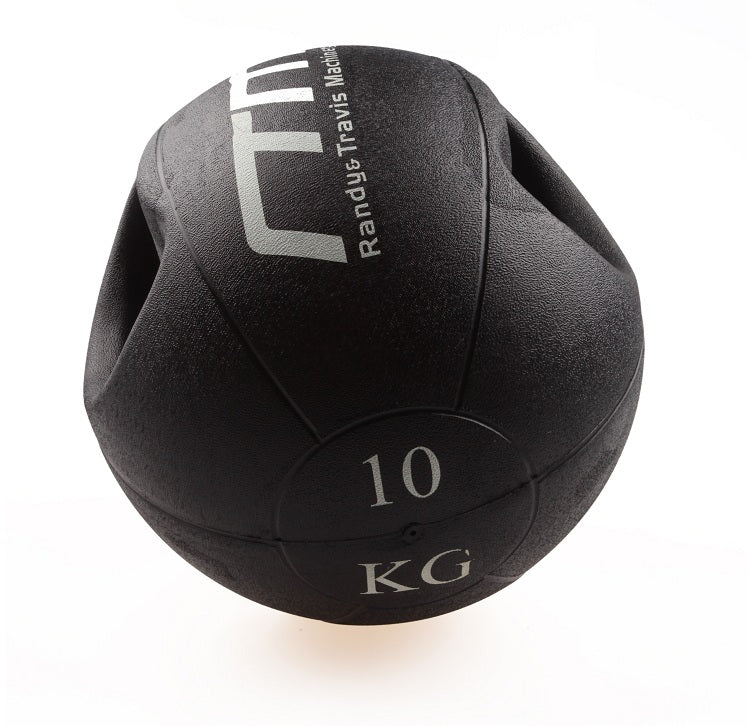 10kg Double-Handled Rubber Medicine Core Ball - image2