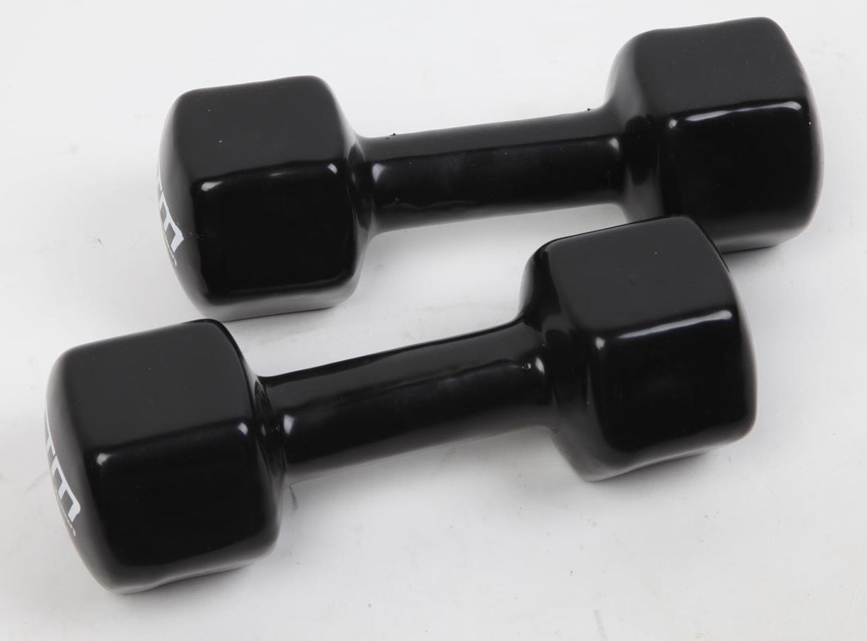 5kg Dumbbells Pair PVC Hand Weights Rubber Coated - image3