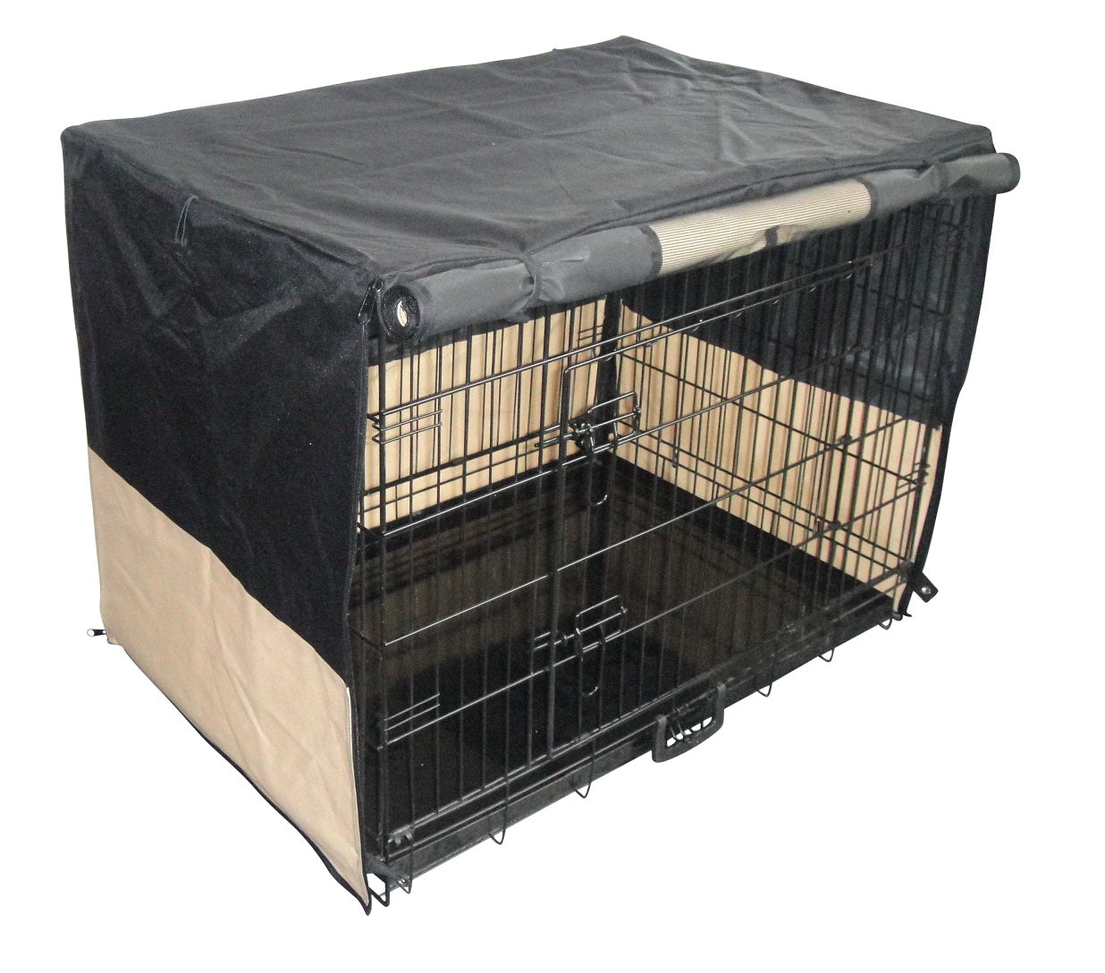 36" Pet Dog Crate with Waterproof Cover - image2