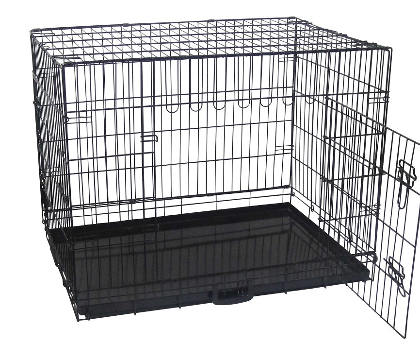36" Pet Dog Crate with Waterproof Cover - image3