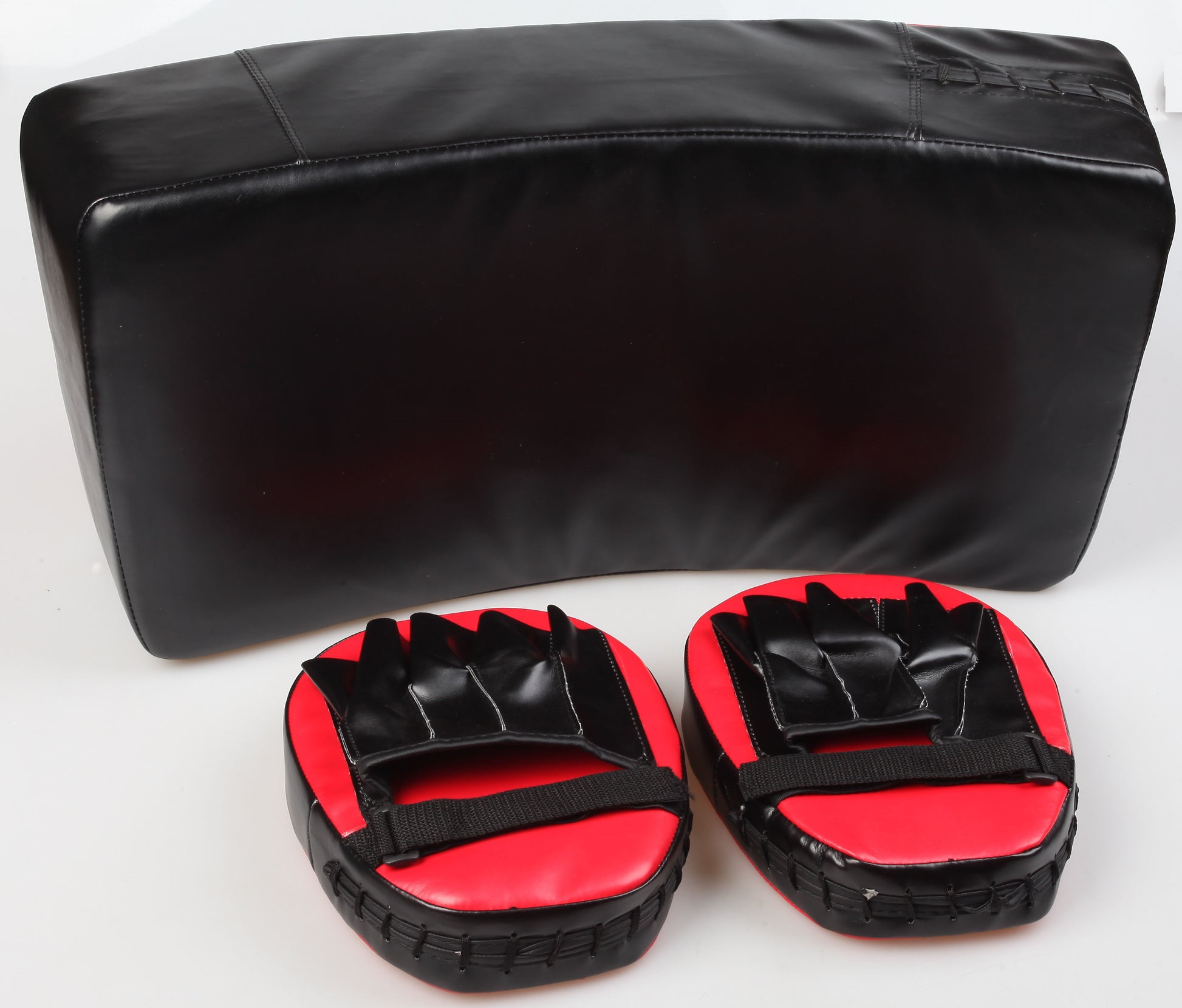 Kicking Boxing Sparring Shield & Punching Pad Mitts Combo - image2