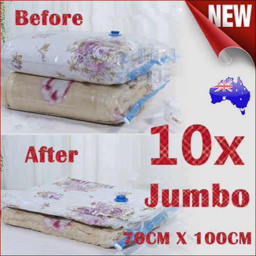 10X JUMBO Vacuum Storage Bags - image2