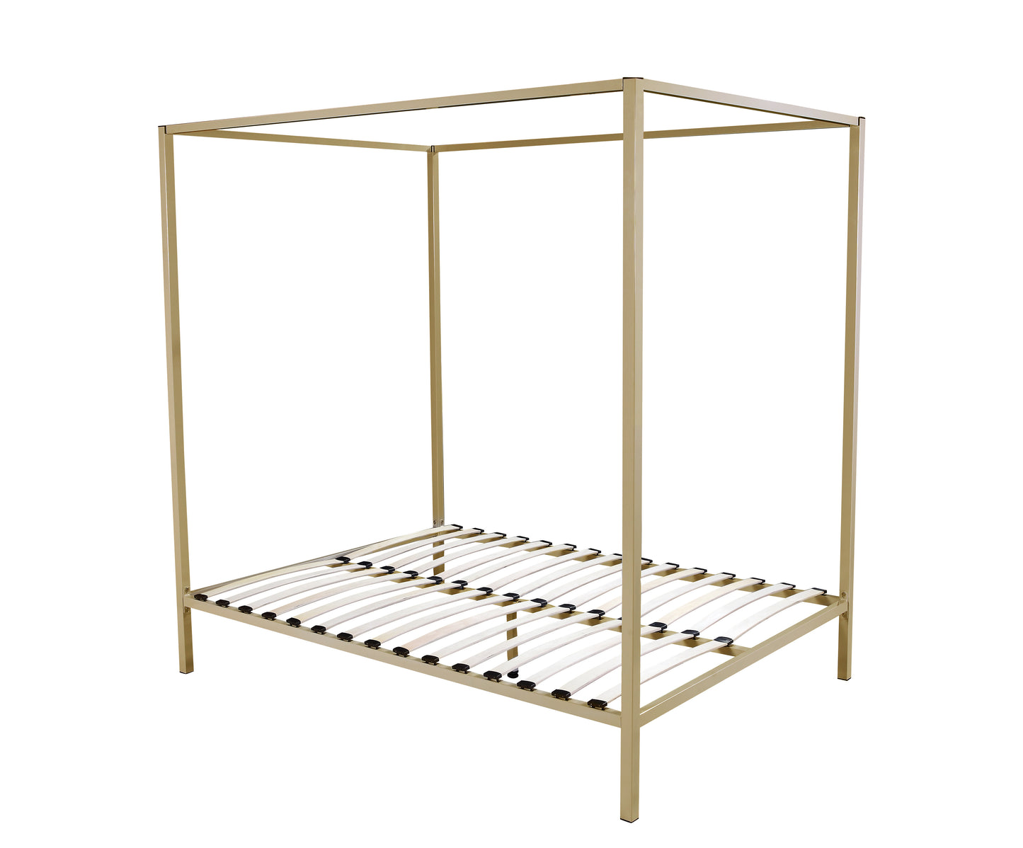 4 Four Poster Queen Bed Frame - image1