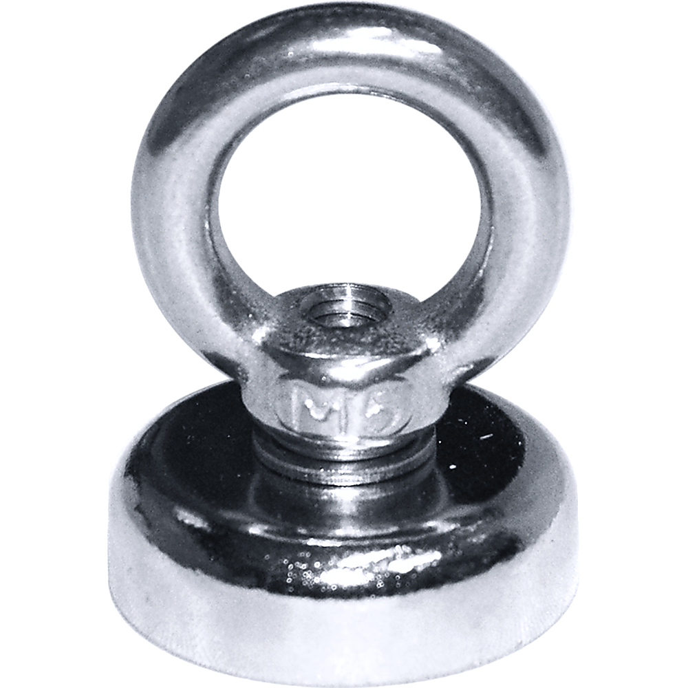 12Kg SALVAGE Strong MAGNET N52 Neodymium Eyebolt Circular Ring - image1