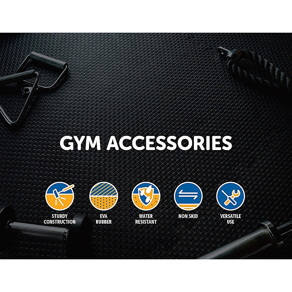 12 Tiles EVA Rubber Foam Gym Mat 60cm x 60cm 2.5cm Fitness Flooring - image3