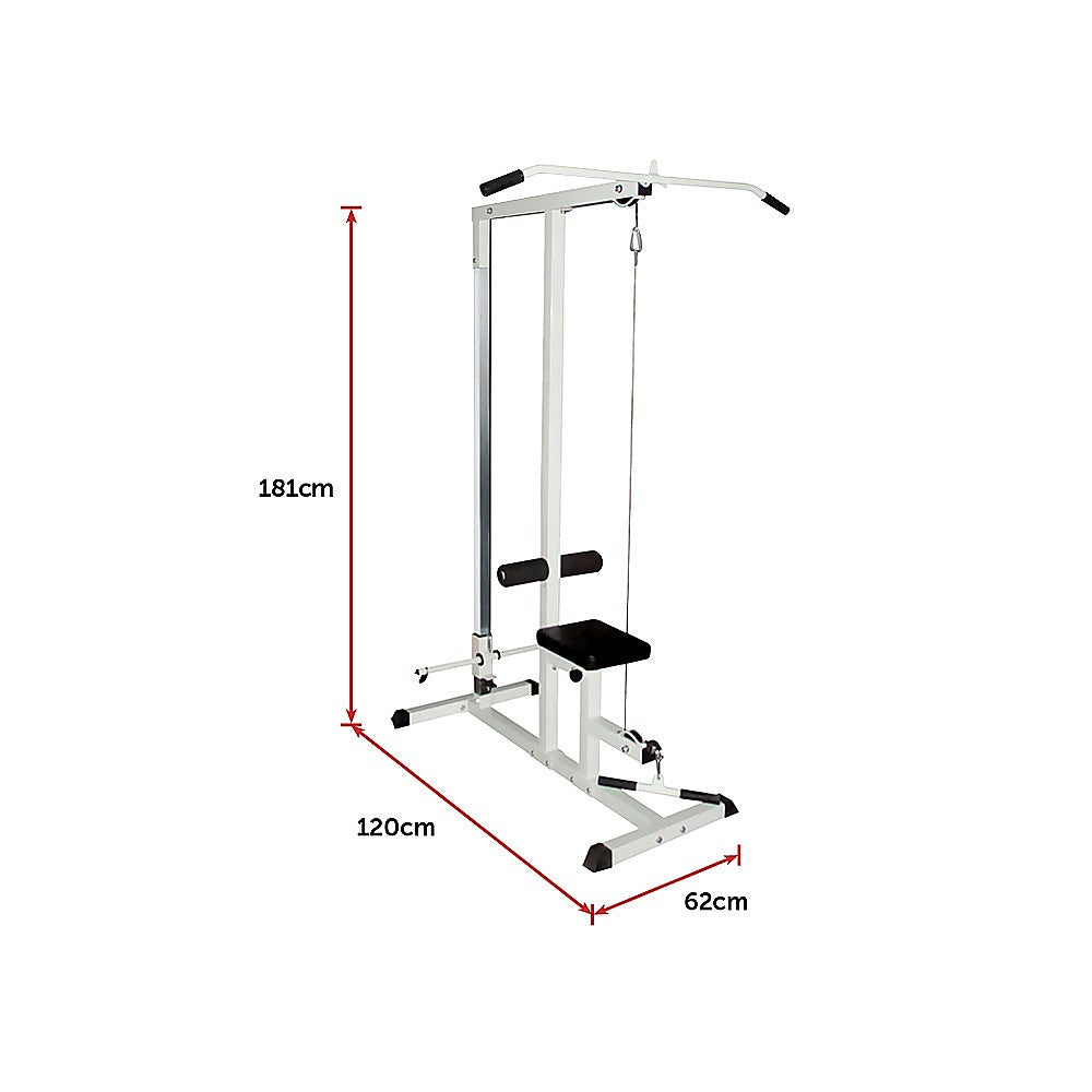 Home Fitness Multi Gym Lat Pull Down Workout Machine Bench Exercise - image7