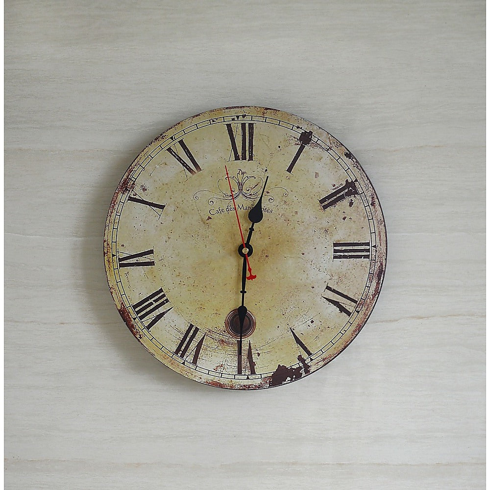 Large Vintage Wall Clock Kitchen  Office Retro Timepiece - image4