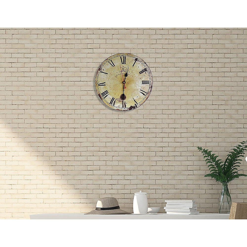 Large Vintage Wall Clock Kitchen  Office Retro Timepiece - image2