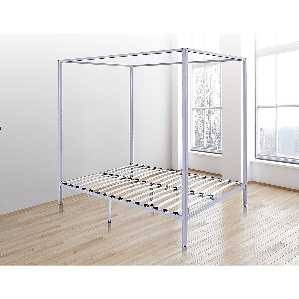 4 Four Poster Double Bed Frame - image2