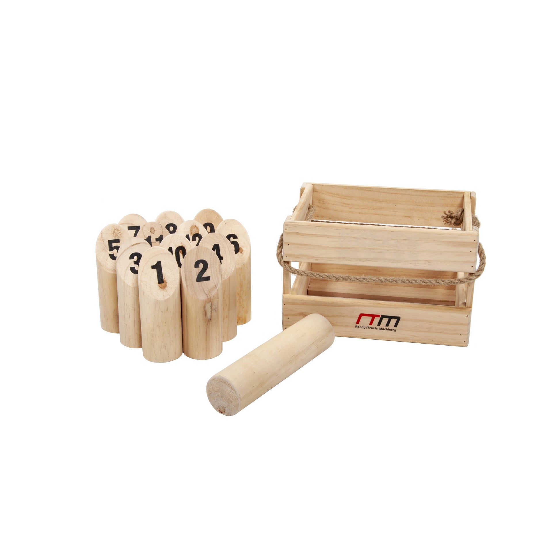 Number Toss Wooden Set Outdoor Games with Carry Case - image2