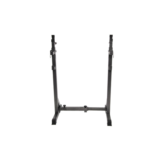 Commercial Squat Rack Adjustable Pair Fitness Exercise Weight Lifting Gym Barbell Stand - image1