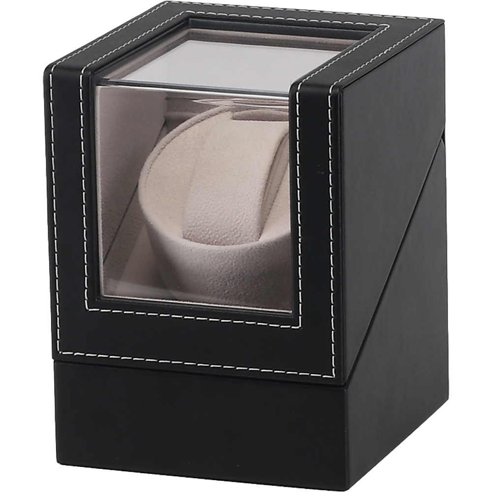 Automatic Watch Winder Display Box Case Motor Rotation Storage PU Leather - image9