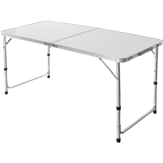 Aluminium Folding Table 120cm Portable Indoor Outdoor Picnic Party Camping Tables - image1