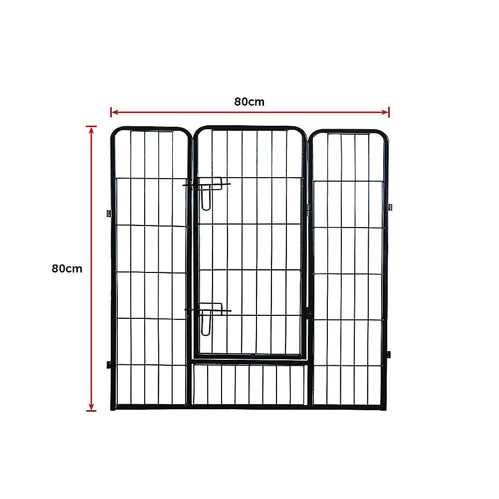 8 Panel Heavy Duty Pet Dog Playpen Puppy Exercise Fence Enclosure Cage - image10