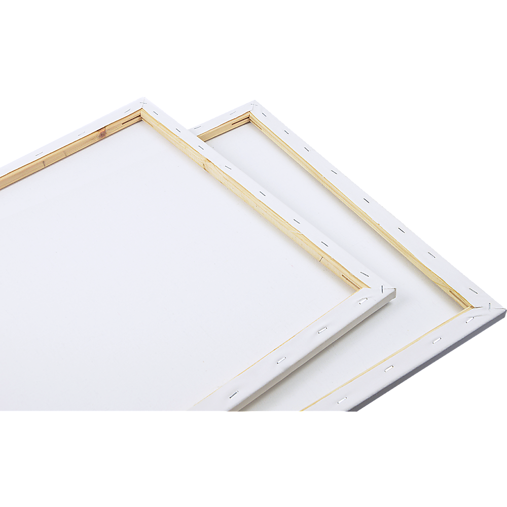 5 pack of 50x60cm Artist Blank Stretched Canvas Canvases Art Large White Range Oil Acrylic Wood - image7