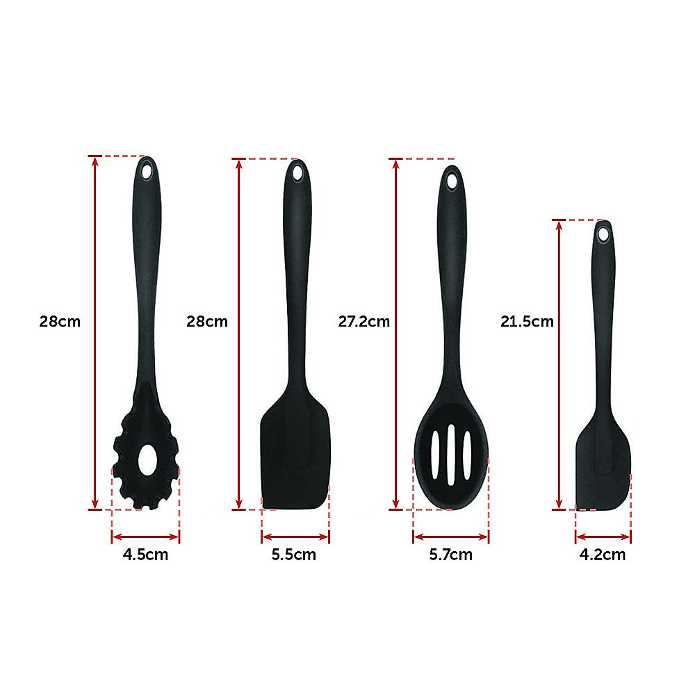 11pcs Kitchen Utensil Set Silicone Heat-Resistant Non-Stick Kitchen Utensils kit - image8