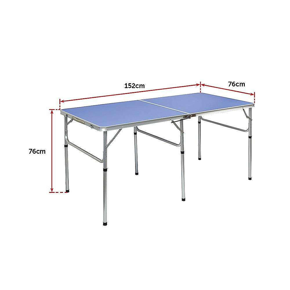 152cm Portable Tennis Table, Folding Ping Pong Table Game Set - image8