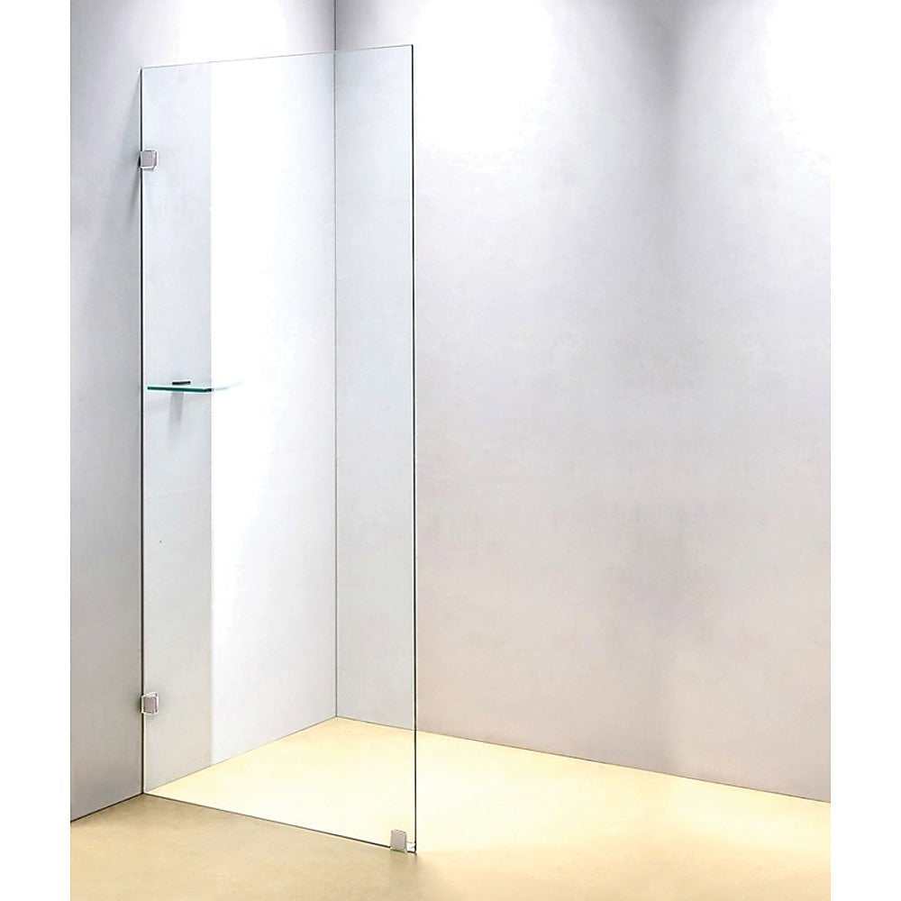 800 x 2100mm Frameless 10mm Safety Glass Shower Screen - image4