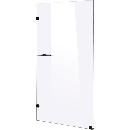 900 x 2000mm Frameless 10mm Safety Glass Shower Screen - image1