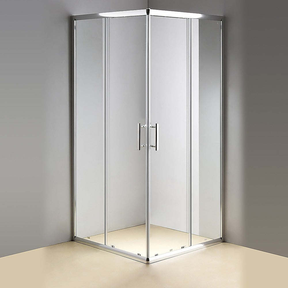 900 x 900mm Sliding Door Nano Safety Glass Shower Screen - image2