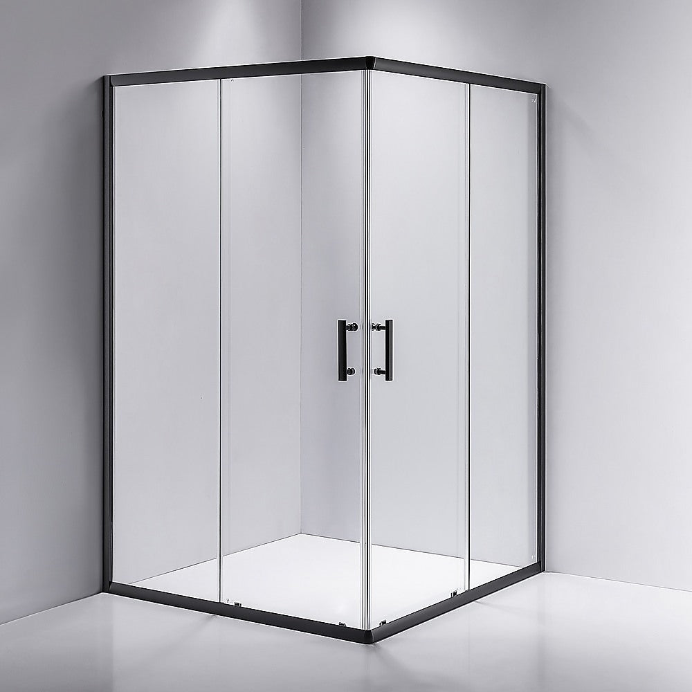 800 x 1000mm Sliding Door Nano Safety Glass Shower Screen By Della Francesca - image2