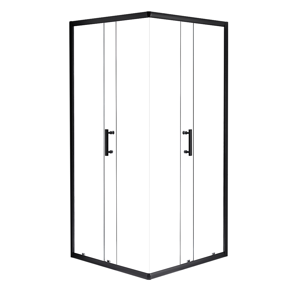 900 x 900mm Sliding Door Nano Safety Glass Shower Screen By Della Francesca - image1