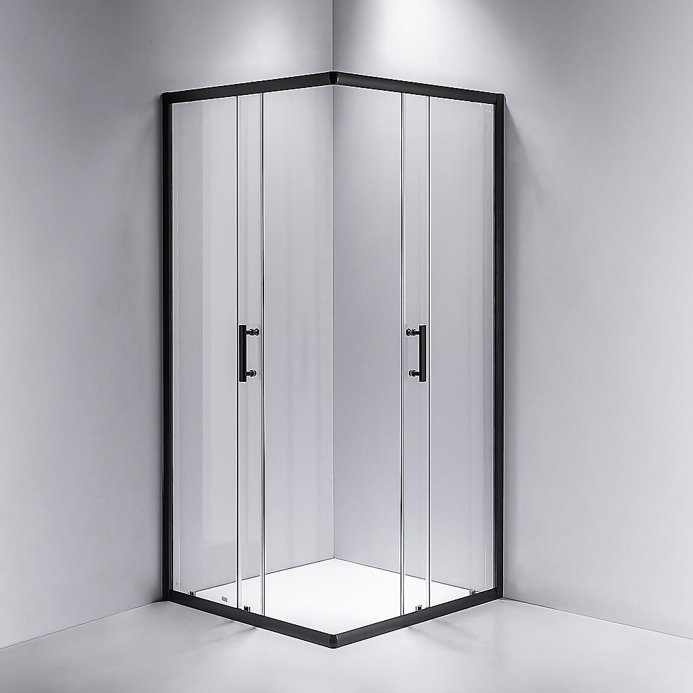 900 x 1200mm Sliding Door Nano Safety Glass Shower Screen By Della Francesca - image2