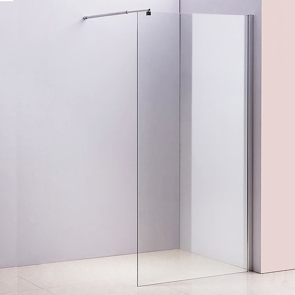 1200 x 2100mm Frameless 10mm Safety Glass Shower Screen - image2