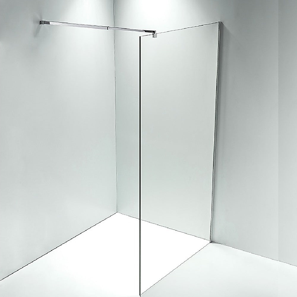 1200 x 2100mm Frameless 10mm Safety Glass Shower Screen - image2