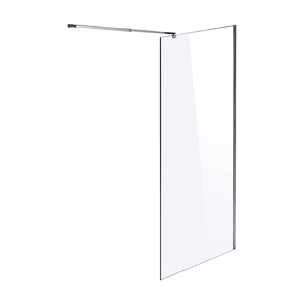 1200 x 2100mm Frameless 10mm Safety Glass Shower Screen - image1